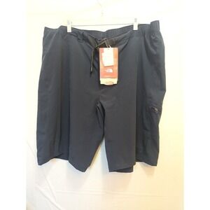 The North Face Shorts Men XXL Black Stretch Hiking Cargo Lightweight UPF 30 NWT
